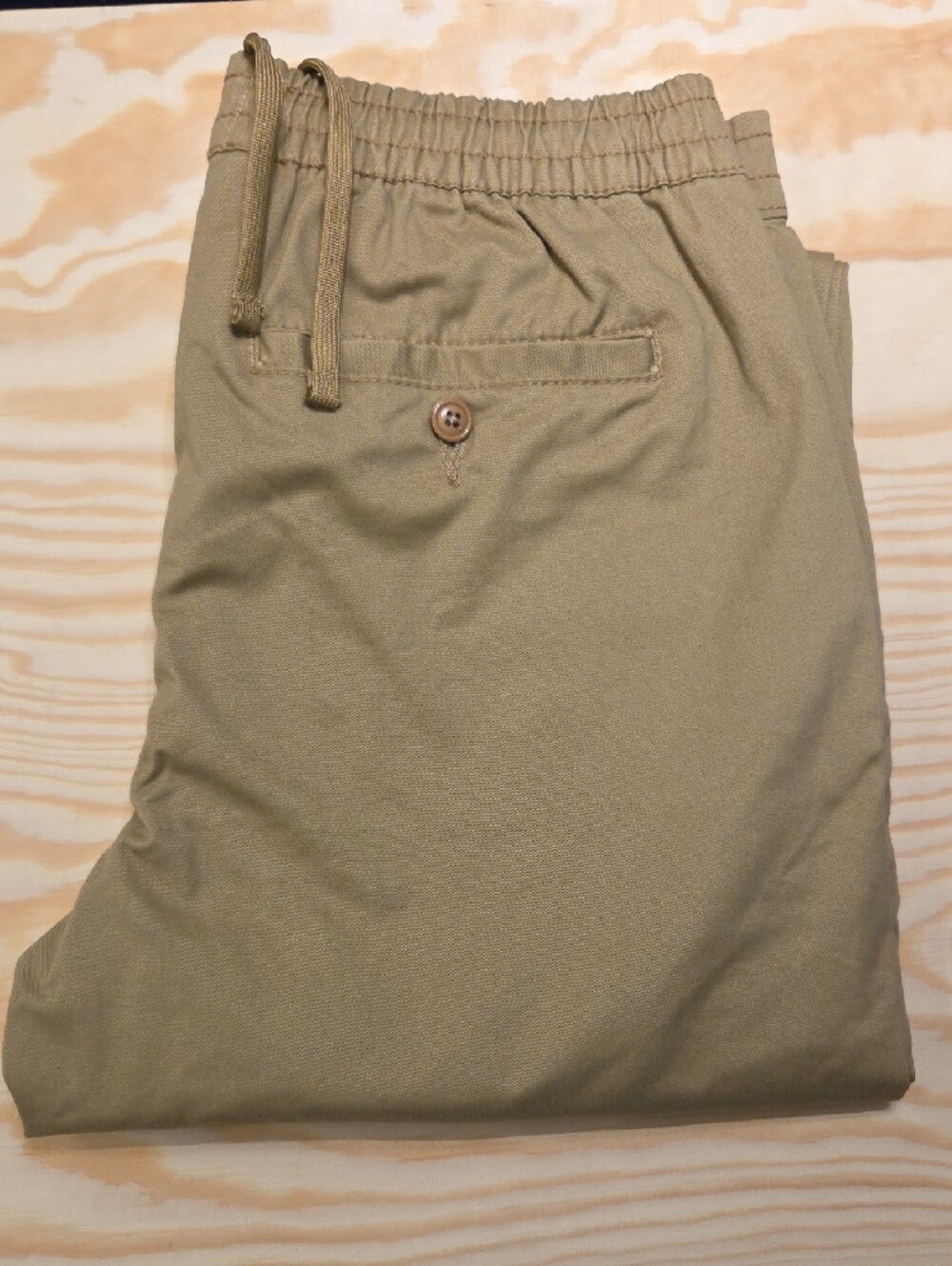 Simons Le31 Men's Khaki Drawstring Chinos (Medium) - Picture 3 of 5